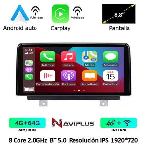 Pantalla Multimedia Bmw Serie 1 EVO F20 / F22 / BMW Serie 2 EVO Cabrio F23 (+2018)