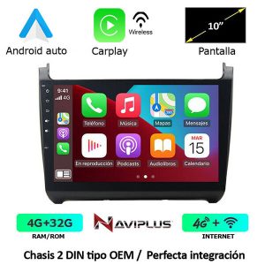 Pantalla multimedia VW Polo 6R Restyling +2016