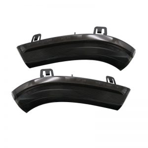 Pareja Intermitentes LED Dinámicos VW Golf V 04>09 - Golf V Plus 05>09 - Golf Variant (MK5) 07>14 - Jetta (MK5) 05>11 - EOS 06>08 - Passat (B6) 05-10 - Sharan 04>10 - Golf VI 10-14 - Golf VI Plus 09-14 - Rabbit 06>09 / Skoda Superb (3U) 06>08 Negro
