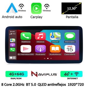 Navegador Mercedes Clase C W204 (2011-2014) NTG 4.5 - 12 PULGADAS