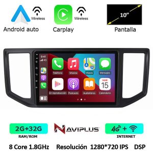 RADIO NAVEGADOR ANDROID VOLKSWAGEN CRAFTER (2017-2021)