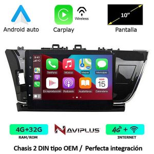 Pantalla Multimedia Toyota Corolla 2013-2016