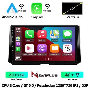 Pantalla Multimedia Toyota Corolla / Auris +2019> QLED