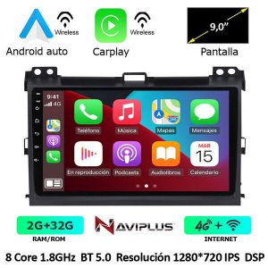Pantalla Multimedia Toyota Land Cruiser KDJ-120