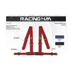 CINTURONES ARNES 4 PUNTOS OMP ROJO ECE