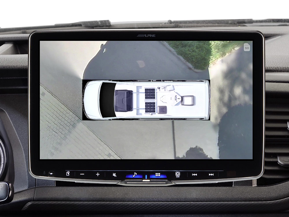 Sistema de cámaras de 360° Alpine para autocaravanas y vehículos camper elimina los puntos ciegos - Imagen 2