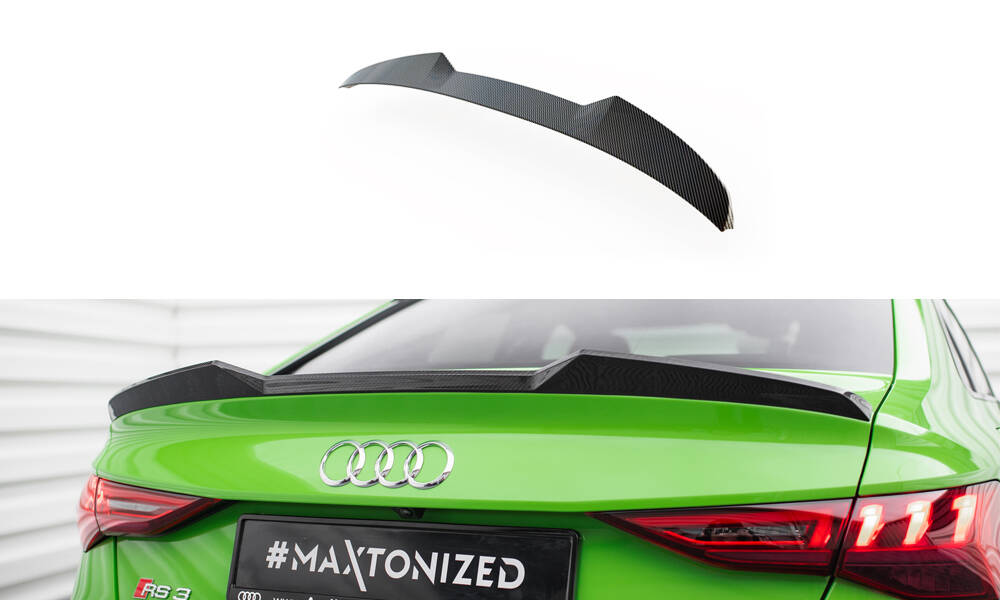 ALERÓN TRASERO DE FIBRA DE CARBONO AUDI RS3 SEDAN 8Y