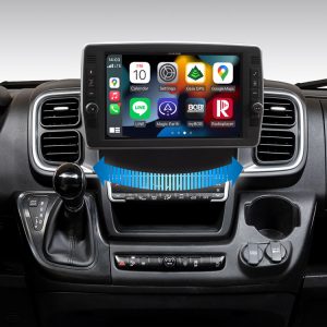 Sistema de Navegación con pantalla táctil y giratoria de 9” para Fiat Ducato 8