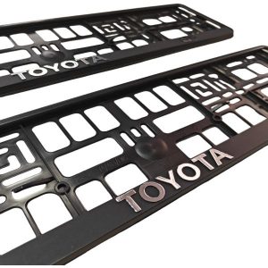 PAREJA PORTAMATRICULAS TOYOTA