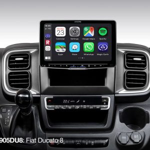 Receptor multimedia Alpine Halo9 , con radio digital DAB+, compatibilidad con Apple CarPlay y Android Auto para Fiat Ducato 8
