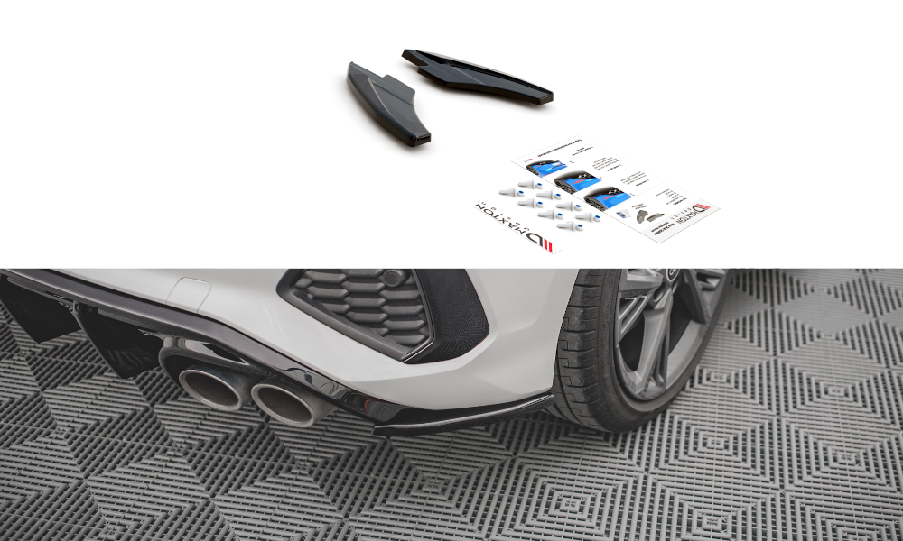 SPLITTERS LATERALES TRASEROS V.2 AUDI S3 SPORTBACK 8Y)