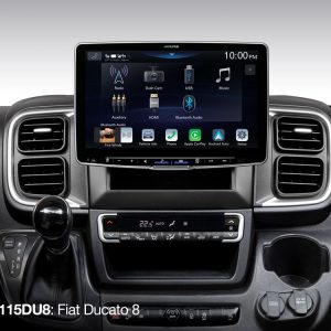 Sistema Multimedia Halo 11" táctil, radio digital DAB+, compatibilidad Apple CarPlay y Android Auto para Fiat Ducato 8
