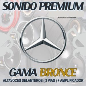 KIT DE SONIDO PREMIUM MUSWAY MERCEDES BENZ GAMA BROCE