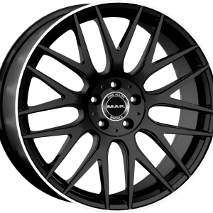 4 LLANTAS MAK ARROW-D EN 21 PULGADAS CON ACABADO GLOSS BLACK MIRROR RING