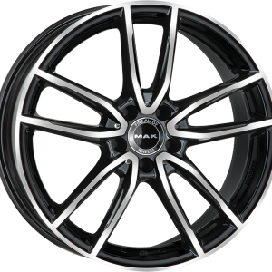 4 LLANTAS MAK EVO EN 21 PULGADAS CON ACABADO BLACK MIRROR