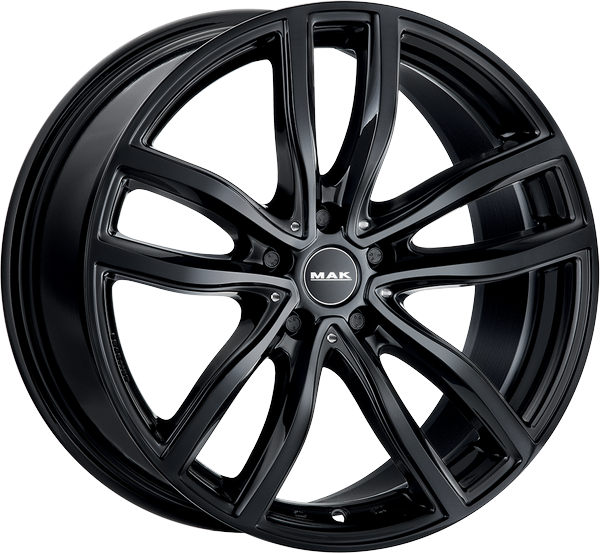 4 LLANTAS MAK FAHREN 20 PULGADAS CON ACABADO GLOSS BLACK