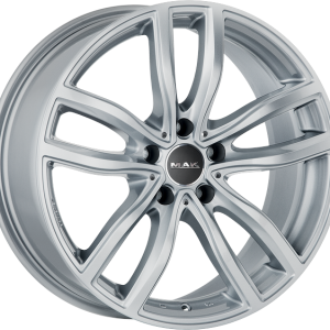 4 LLANTAS MAK FAHREN 18 PULGADAS CON ACABADO SILVER