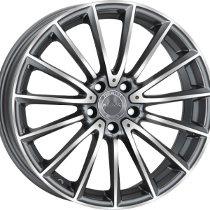 4 LLANTAS MAK KOMET EN 19 PULGADAS CON ACABADO GUN METALLIC MIRROR FACE