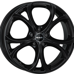 4 LLANTAS MAK LARIO EN 20 PULGADAS CON ACABADO GLOSS BLACK