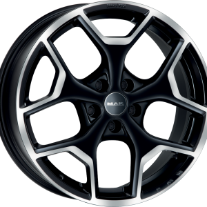 4 LLANTAS MAK LIBERTY EN 18 PULGADAS CON ACABADO BLACK MIRROR