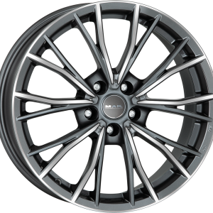 4 LLANTAS MAK MARK-DEN 20 PULGADAS CON ACABADO GUN METALLIC MIRROR FACE