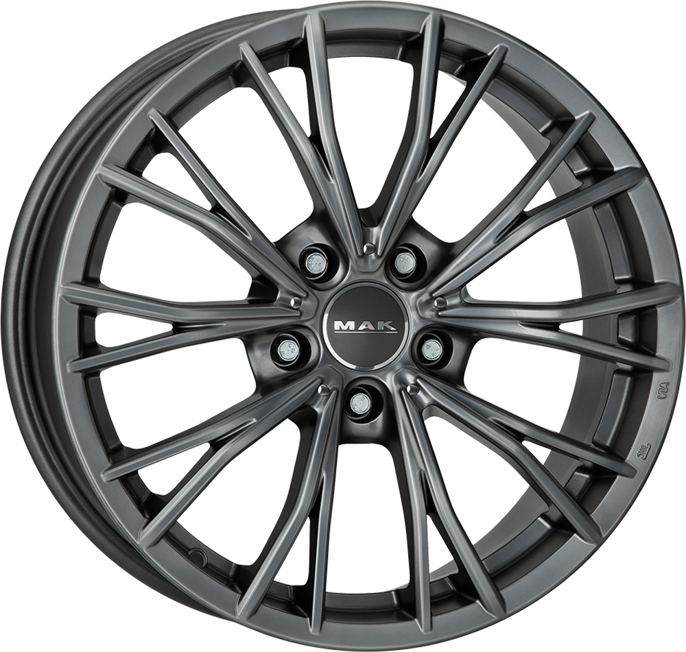 4 LLANTAS MAK MARKEN 17 PULGADAS CON ACABADO LIGHT TITAN