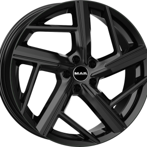 4 LLANTAS MAK QVATTRO EN 21 PULGADAS CON ACABADO GLOSS BLACK