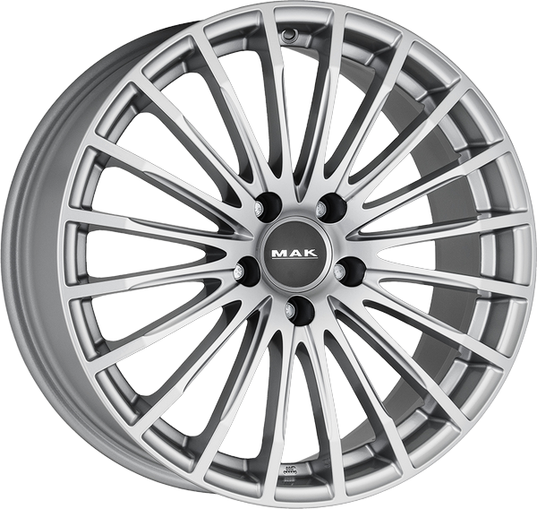 4 LLANTAS MAK STARLIGHT EN 17 PULGADAS CON ACABADO SILVER