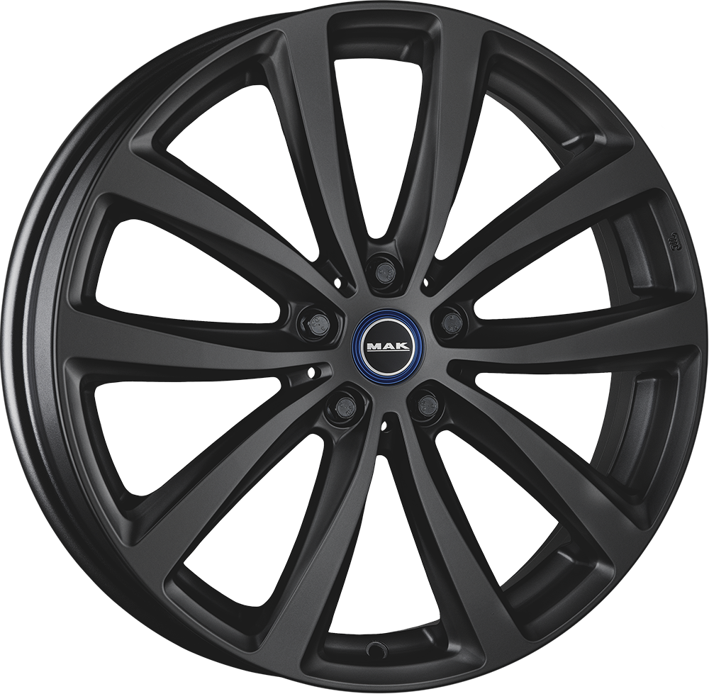 4 LLANTAS MAK WATT EN 19 PULGADAS CON ACABADO MATT BLACK