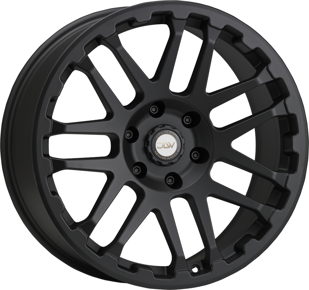 4 LLANTAS DLW COMBAT EN 20 PULGADAS CON ACABADO MATT BLACK