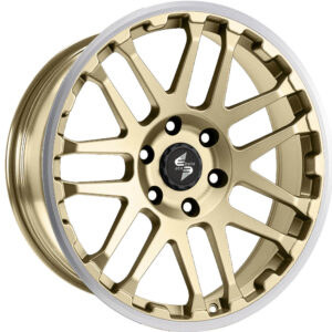 4 LLANTAS DLW COMBAT EN 20 PULGADAS CON ACABADO MATT GOLD LIP POLISH