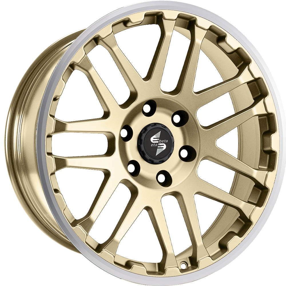 4 LLANTAS DLW COMBAT EN 20 PULGADAS CON ACABADO MATT GOLD LIP POLISH
