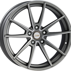 4 LLANTAS DLW MANAY-K EN 20 PULGADAS CON ACABADO MATT ANTHRACITE POLISH