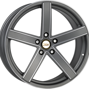 4 LLANTAS DLW UROS-K EN 20 PULGADAS CON ACABADO MATT ANTHRACITE POLISH