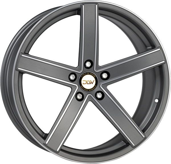4 LLANTAS DLW UROS-K EN 20 PULGADAS CON ACABADO MATT ANTHRACITE POLISH