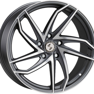 4 LLANTAS ETA BETA HERON EN 20 PULGADAS CON ACABADO MATT ANTHRACITE POLISH