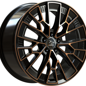 4 LLANTAS FONDMETAL 1972 EN 21 PULGADAS CON ACABADO GLOSSY BLACK BRONZE MACHINED