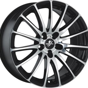 4 LLANTAS FONDMETAL 7800 EN 17 PULGADAS CON ACABADO GLOSSY BLACK MACHINED