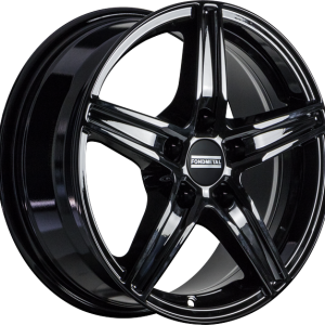 4 LLANTAS FONDMETAL 8100 EN 16 PULGADAS CON ACABADO GLOSSY BLACK