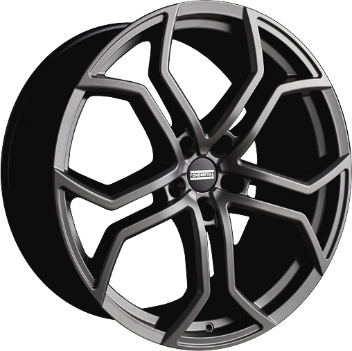 4 LLANTAS FONDMETAL 9XR EN 20 PULGADAS CON ACABADO MATT TITANIUM