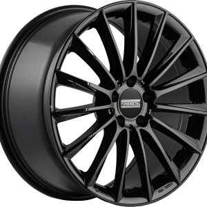 4 LLANTAS FONDMETAL AIDON EN 18 PULGADAS CON ACABADO GLOSSY BLACK