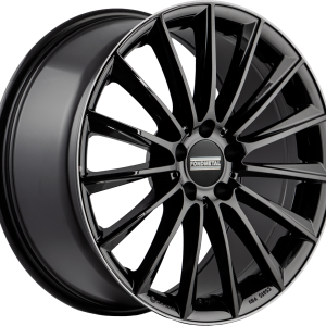 4 LLANTAS FONDMETAL AIDON EN 19 PULGADAS CON ACABADO GLOSSY BLACK MACHINED LIP