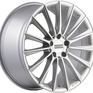 4 LLANTAS FONDMETAL AIDON EN 19 PULGADAS CON ACABADO GLOSSY SILVER