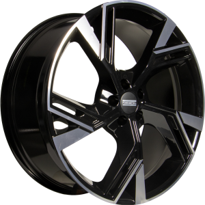 4 LLANTAS FONDMETAL ATENA EN 18 PULGADAS CON ACABADO V-EDITION GLOSSY BLACK MACHINED