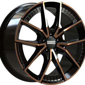 4 LLANTAS FONDMETAL ELATHA EN 18 PULGADAS CON ACABADO GLOSSY BLACK BRONZE MACHINED