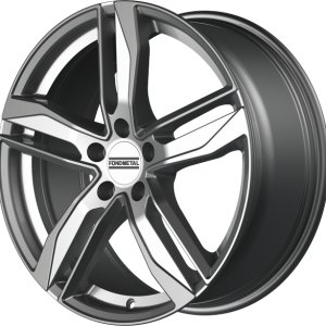 4 LLANTAS FONDMETAL HEXIS EN 18 PULGADAS CON ACABADO GLOSSY SILVER