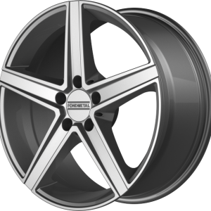 4 LLANTAS FONDMETAL IOKE EN 18 PULGADAS CON ACABADO GLOSSY SILVER
