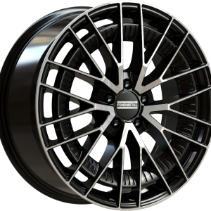 4 LLANTAS FONDMETAL KARI EN 18 PULGADAS CON ACABADO GLOSSY BLACK MACHINED