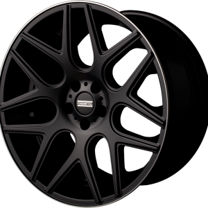 4 LLANTAS FONDMETAL MOROS EN 20 PULGADAS CON ACABADO MATT BLACK MACHINED LIP