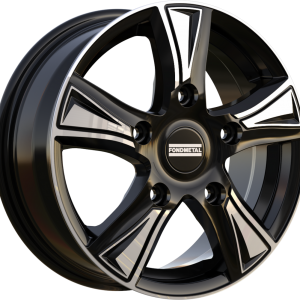4 LLANTAS FONDMETAL PRO1 EN 17 PULGADAS CON ACABADO GLOSSY BLACK MACHINED